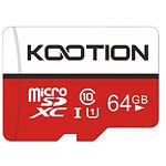 Фото microSD XC 64Gb Kootion UHS-I class 10 (TF-64G-U1) адаптер SD