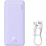 Фото Зовнішній акумулятор Power Bank Baseus (P10022801513-00) Airpow Purple 10000mAh, Fast Charge, PD 20W #7