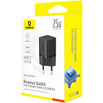 Фото Мережевий зарядний пристрій Baseus P10110909113-00 Black, GaN5 Fast Charger, Type-C, 25W #1