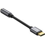 Фото Звуковий перехідник Baseus CATL54-0G USB Type-C male на 3.5mm female Audio, Grey #1