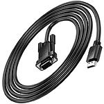 Зображення Кабель HOCO US12 Black (6942007628235) HDMI male to VGA male, 1080P 60Hz, 2м #3 Фото Кабель HOCO US12 Black (6942007628235) HDMI male to VGA male, 1080P 60Hz, 2м #3