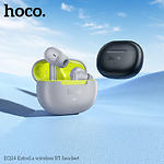 Фото HOCO EQ24 Estrella TWS Bluetooth Gray Lake (6942007647816) гарнітура #3