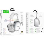 Фото HOCO W55 Plus Happiness Silver (6942007638548) Bluetooth/AUX гарнітура з оголов'ям, ANC #1