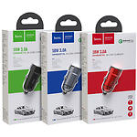 Фото Автомобільний зарядний пристрій Hoco Z32 Red (6931474711557) USB-A, QC3.0, 18W, 3A #3