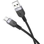 Зображення Кабель HOCO X109 Black (6942007636247) USB/Type-C, 1м, 3A, nylon/aluminum Фото Кабель HOCO X109 Black (6942007636247) USB/Type-C, 1м, 3A, nylon/aluminum