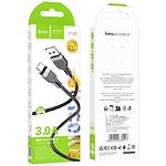 Зображення Кабель HOCO X109 Black (6942007636247) USB/Type-C, 1м, 3A, nylon/aluminum #1 Фото Кабель HOCO X109 Black (6942007636247) USB/Type-C, 1м, 3A, nylon/aluminum #1