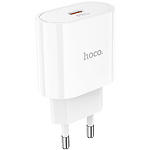 Зображення Мережевий зарядний пристрій Hoco C94A Metro White (6931474762177) Type-C, PD 20W Фото Мережевий зарядний пристрій Hoco C94A Metro White (6931474762177) Type-C, PD 20W