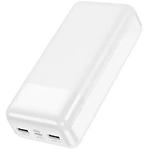 Фото Зовнішній акумулятор Power Bank Hoco J72B Easy travel 30000mAh White (6931474792020) #2