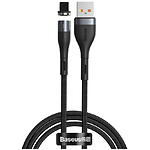 Фото Кабель Baseus CAMXC-KG1 Zinc Magnetic USB/Micro USB, 1м, Grey-Black, 2.1A