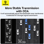 Фото Адаптер мережевий Baseus FastJoy (B01317600111-04) USB-A, 2.4GHz/5GHz, AC650 WiFi #11