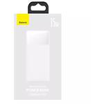 Фото Зовнішній акумулятор Power Bank Baseus (PPBD050102) Bipow 20000mAh 15W White #1