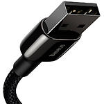 Фото Кабель Baseus CALWJ-01 Tungsten Gold, USB/Lightning, 1м, 2.4A, Black #7