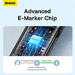 Зображення Кабель Baseus CAWJ040201 Tungsten Gold, Type-C/Type-C, 3м, 240W, Black #12 Фото Кабель Baseus CAWJ040201 Tungsten Gold, Type-C/Type-C, 3м, 240W, Black #12