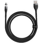 Фото Кабель Baseus CALXC-KG1 Zinc Magnetic USB/Lightning, 1м Black-Gray 2.4A