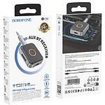 Фото Bluetooth AUX Adapter BOROFONE BC55 (6941991112225) USB живлення, 3.5mm jack (до колонок/автомобіля) #1