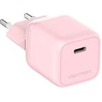 Фото Мережевий ЗП Vention (FAKP0-EU) 1* USB-C, GaN, 3A, PD 30W, QC, Pink #1