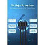 Фото Мережевий ЗП Vention (FEAB0-EU) 3 * USB-A, 2.4A, 12W, Black #6