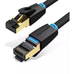 Зображення Кабель patch cord 15м S/FTP Black Vention (IKABN), Cat.8 Фото Кабель patch cord 15м S/FTP Black Vention (IKABN), Cat.8