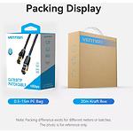 Зображення Кабель patch cord 15м S/FTP Black Vention (IKABN), Cat.8 #1 Фото Кабель patch cord 15м S/FTP Black Vention (IKABN), Cat.8 #1