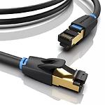 Зображення Кабель patch cord 15м S/FTP Black Vention (IKABN), Cat.8 #2 Фото Кабель patch cord 15м S/FTP Black Vention (IKABN), Cat.8 #2