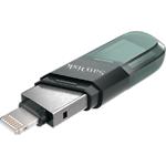 Фото USB Flash 64Gb SanDisk iXpand Flip Lightning Apple/USB3.0 Ice Mint (SDIX90N-064G-GN6NK) #2