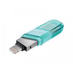 Фото USB Flash  128Gb SanDisk iXpand Flip  Lightning/USB 3.0 Ice Mint (SDIX90N-128G-GN6NJ) #1