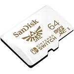 Фото microSD XC 64Gb SanDisk For Nintendo Switch Class 10 (без переходника SDSQXAT-064G-GN3ZN)
