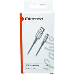 Фото Кабель Mibrand MI-32 Black (MIDC/321LB) USB/Lightning, 1м, 2A, Nylon Charging Line #1