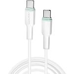 Зображення Кабель WUW-X205TCTC
White, Type-C/Type-C, 1м, 65W Фото Кабель WUW-X205TCTC
White, Type-C/Type-C, 1м, 65W