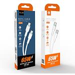 Зображення Кабель WUW-X205TCTC
White, Type-C/Type-C, 1м, 65W #1 Фото Кабель WUW-X205TCTC
White, Type-C/Type-C, 1м, 65W #1