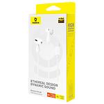 Фото Baseus HZ20 Encok White (A00171500213-00) Wired, навушники вкладиші з мікрофоном #5