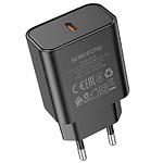 Фото Мережевий ЗП BOROFONE BA71A Black (6974443387957) 1*USB-C, QC, PD20W #2