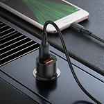 Фото Автомобільний зарядний пристрій BOROFONE BZ19B Black (6941991101502) 2*USB-A,36W,QC3.0,cbl micro-USB #3