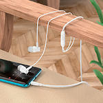 Фото BOROFONE BM67 Talent White (6974443382907) гарнітура, вкладиші #1