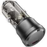 Зображення Автомобільний зарядний пристрій BOROFONE BZ24 Black (6941991106934) USB-C, PD20W, Fast Charge #2 Фото Автомобільний зарядний пристрій BOROFONE BZ24 Black (6941991106934) USB-C, PD20W, Fast Charge #2