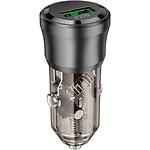 Фото Автомобільний зарядний пристрій BOROFONE BZ23 Black (6941991106903) USB-A, QC 3.0, 18W