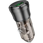 Фото Автомобільний зарядний пристрій BOROFONE BZ23 Black (6941991106903) USB-A, QC 3.0, 18W #2