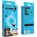 Фото Кабель BOROFONE BX31 White (6931474710383) USB/Micro-USB, 1м, 5A, silicone #1