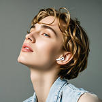 Фото BOROFONE BW87 Mist White (6941991119491) TWS Bluetooth гарнітура #8