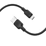 Фото Кабель BOROFONE BX113 Black (6941991115547) USB/Micro-USB, 3м, 2.4A, silicone #3