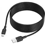 Фото Кабель BOROFONE BX113 Black (6941991115547) USB/Micro-USB, 3м, 2.4A, silicone #4