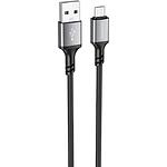 Зображення Кабель BOROFONE BX83 Black (6974443386387) USB/Micro-USB, 1м, 2.4A, silicone Фото Кабель BOROFONE BX83 Black (6974443386387) USB/Micro-USB, 1м, 2.4A, silicone