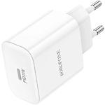 Фото Мережевий ЗП BOROFONE BA81A White (6941991108181) 1*USB-C, QC, PD 20W #3