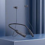 Фото BOROFONE BE66 Motor Neck-mounted Black (6941991109140) Bluetooth гарнітура #2