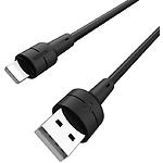 Зображення Кабель BOROFONE BX30 Black (6931474706867) USB/Lightning, 1м, 2.4A Фото Кабель BOROFONE BX30 Black (6931474706867) USB/Lightning, 1м, 2.4A
