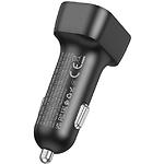 Зображення Автомобільний зарядний пристрій BOROFONE BZ28C Black (6941991110870) 2*USB-C+USB-A,PD60W,Fast Charge #6 Фото Автомобільний зарядний пристрій BOROFONE BZ28C Black (6941991110870) 2*USB-C+USB-A,PD60W,Fast Charge #6