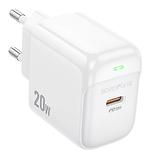 Зображення Мережевий ЗП BOROFONE BAS43A White (6941991113819) 1*USB-C, QC, PD20W #3 Фото Мережевий ЗП BOROFONE BAS43A White (6941991113819) 1*USB-C, QC, PD20W #3