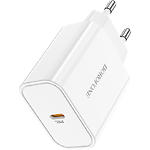 Фото Мережевий ЗП BOROFONE BA57A White (6931474745538) 1*USB-C, QC, PD20W #1