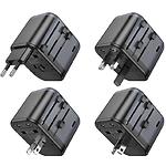 Фото Мережевий ЗП BOROFONE BAC12 Black (6941991117152) 2*USB-A + USB-C, 12W, вилки US,EU,UK,AUS #6