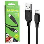 Фото Кабель BOROFONE BX42 Black (6931474736765) USB/Type-C, 1м, 3A #1